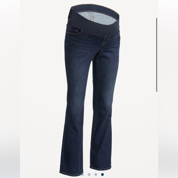 NWT Old Navy Maternity Front Low Panel Boot-Cut Jeans - Picture 5 of 5
